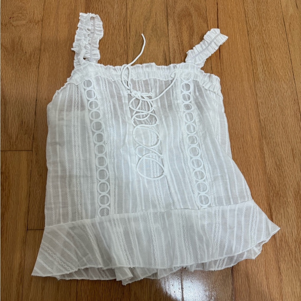 *NEVER WORN* white tank